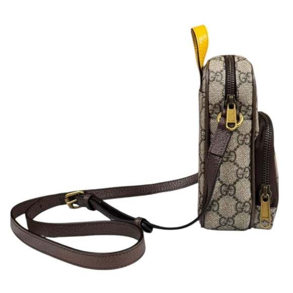 GUCCI Brown Canvas Shoulder Bag - Picture 4 of 8